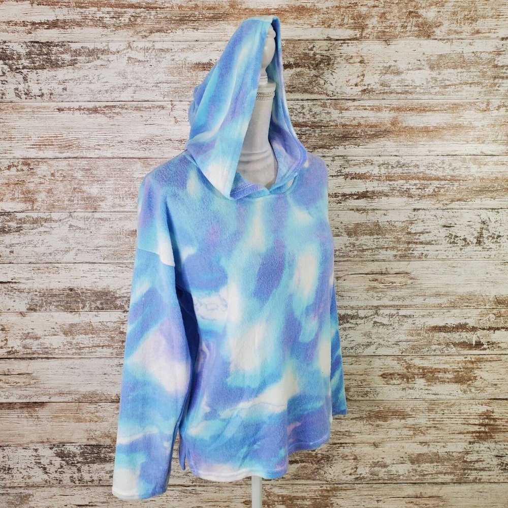 Ceny Blue Long Sleeve Hoodie Pullover Sweater Size Small